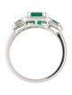 Effy Jewelry 14K 1.50ct Emerald & Diamond Cocktail Ring