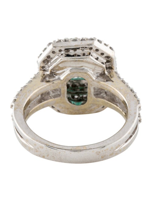 Effy Jewelry 14K Emerald & Diamond Cocktail Ring