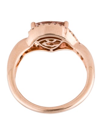Effy Jewelry 14K 1.44ct Morganite & Diamond Cocktail Ring