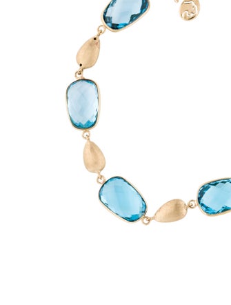 Effy Jewelry 14K Topaz Station Bracelet