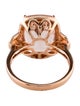 Effy Jewelry 14K 6.50ct Morganite & Diamond Cocktail Ring
