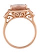 Effy Jewelry 14K 6.50ct Morganite & Diamond Cocktail Ring