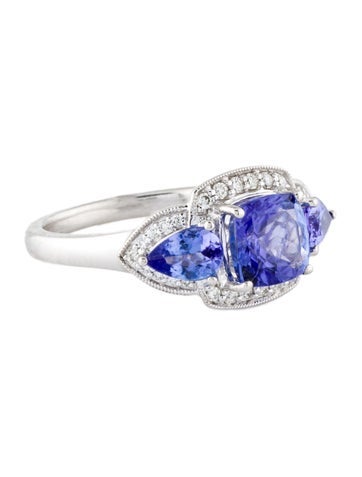 Effy Jewelry Cocktail Ring 14K 2.23ctw Tanzanite & Diamond 7