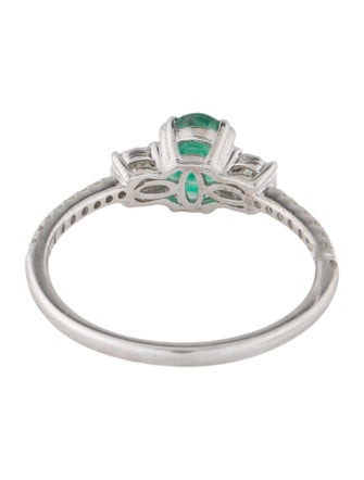 Effy Jewelry 14K Emerald & Diamond Cocktail Ring