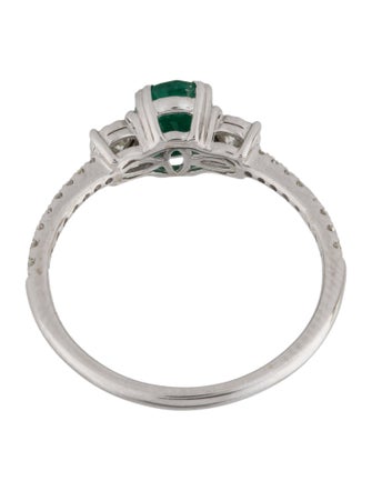 Effy Jewelry 14K Emerald & Diamond Cocktail Ring