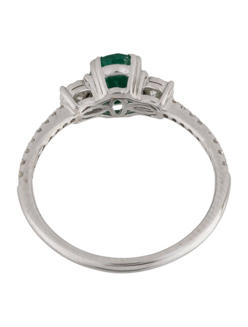 Effy Jewelry 14K Emerald & Diamond Cocktail Ring