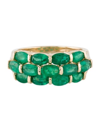 Effy Jewelry 14K 1.83ctw Emerald Brasilica Ring