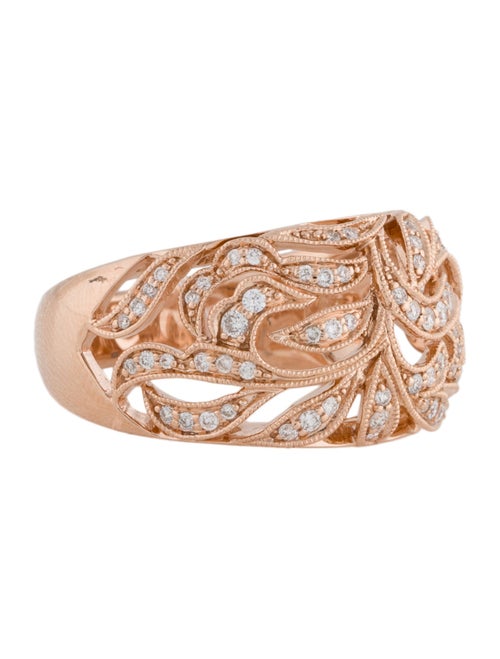 Effy Jewelry 14K Diamond Floral Band