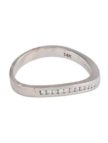 Effy Jewelry Band 14K Diamond Curved 7.5