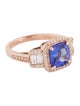 Effy Jewelry 14K 2.36ct Tanzanite & Diamond Cocktail Ring