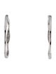 Effy Jewelry 14K Diamond Wave Hoop Earrings