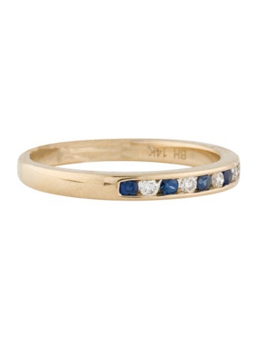 Effy Jewelry Band 14K Sapphire & Diamond 7