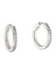 Effy Jewelry 14K Diamond Hoop Earrings