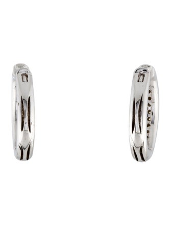 Effy Jewelry 14K Diamond Hoop Earrings