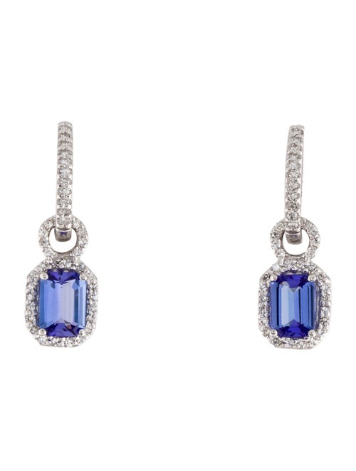 Effy Jewelry 14K Tanzanite & Diamond Drop Earrings