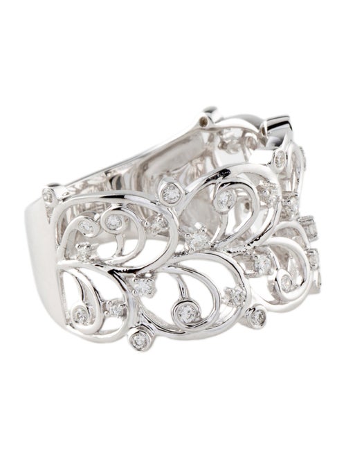 Effy Jewelry 14K Diamond D'Oro Vine Band