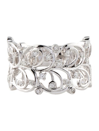 Effy Jewelry 14K Diamond D'Oro Vine Band