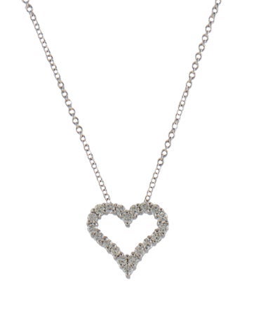 Effy Jewelry Pendant Necklace 14K Diamond Heart