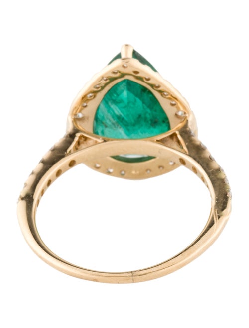 Effy Jewelry 14K 3.11ct Emerald & Diamond Cocktail Ring