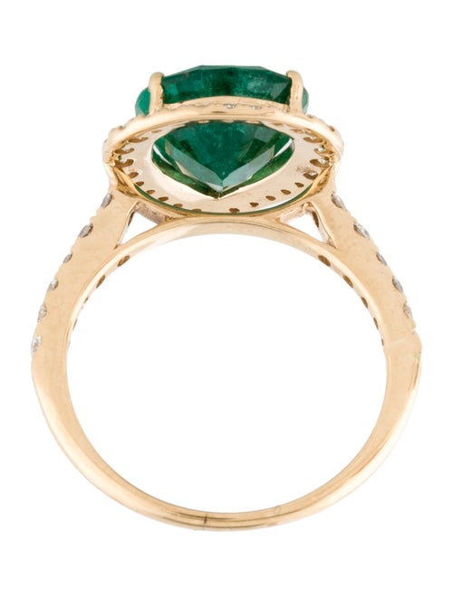 Effy Jewelry 14K 3.11ct Emerald & Diamond Cocktail Ring