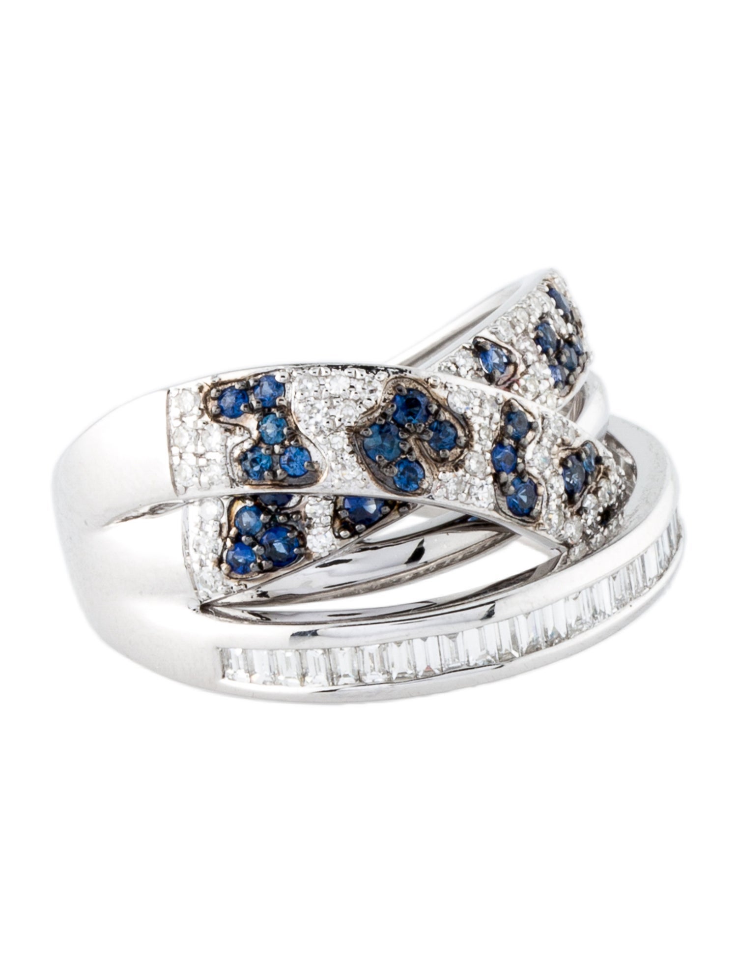 Effy Jewelry 14K Sapphire & Diamond Signature Band