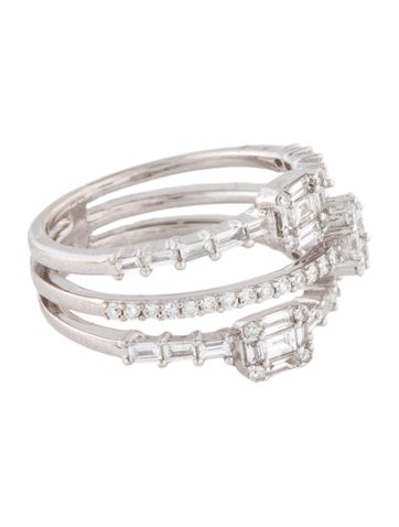 Effy Jewelry Band 14K Diamond Triple Row 7