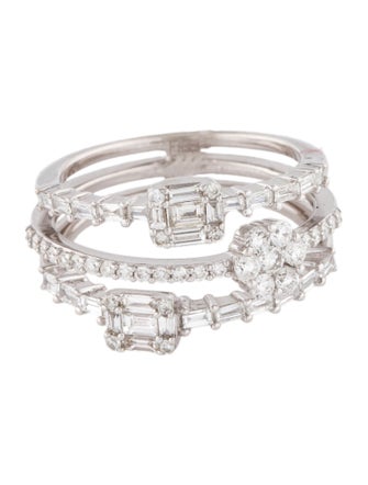 Effy Jewelry 14K Diamond Triple Row Band