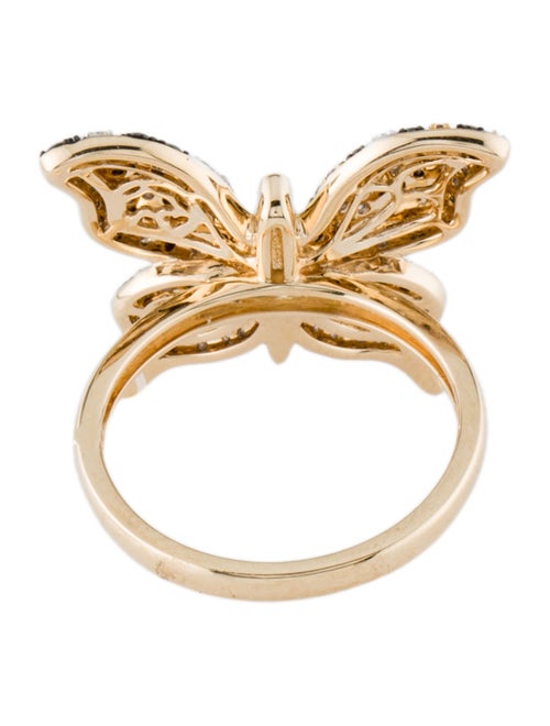 Effy Jewelry 14K Diamond Butterfly Cocktail Ring