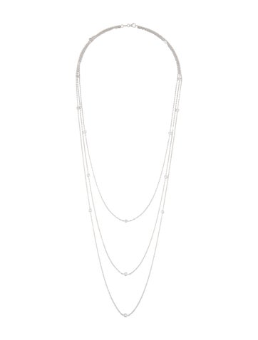 Effy Jewelry Multistrand 18K Diamond Layered Chain Necklace