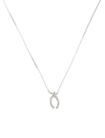 Effy Jewelry Pendant Necklace 14K Diamond Wishbone