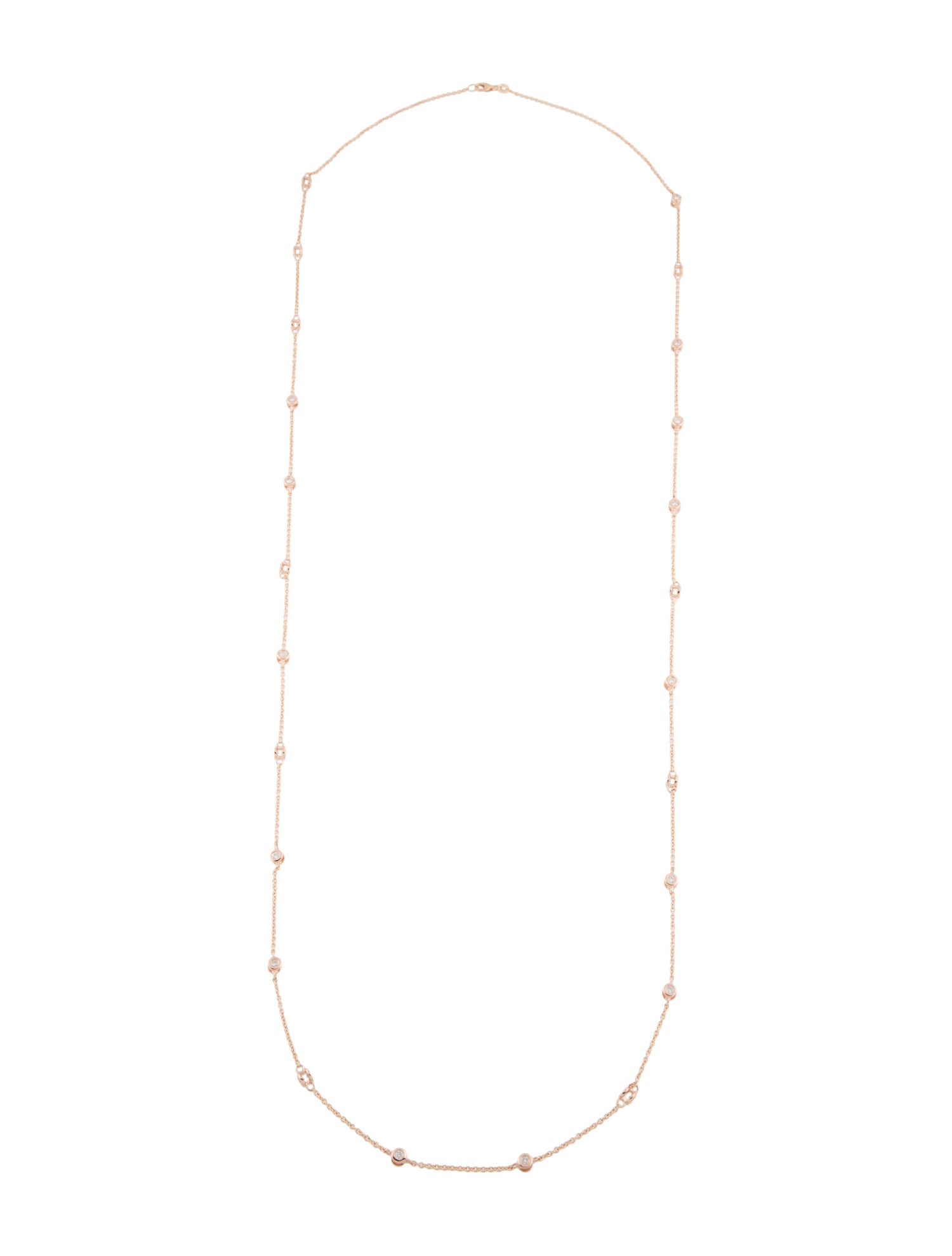 Effy Jewelry 14K 1.68ctw Diamond Station Necklace