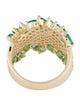 Effy Jewelry 14K Emerald & Diamond Band