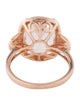 Effy Jewelry 14K 5.62ct Morganite & Diamond Cocktail Ring