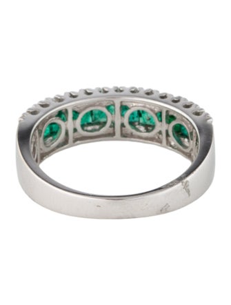 Effy Jewelry 14K Emerald & Diamond Band