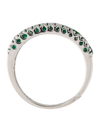 Effy Jewelry 14K Emerald & Diamond Band