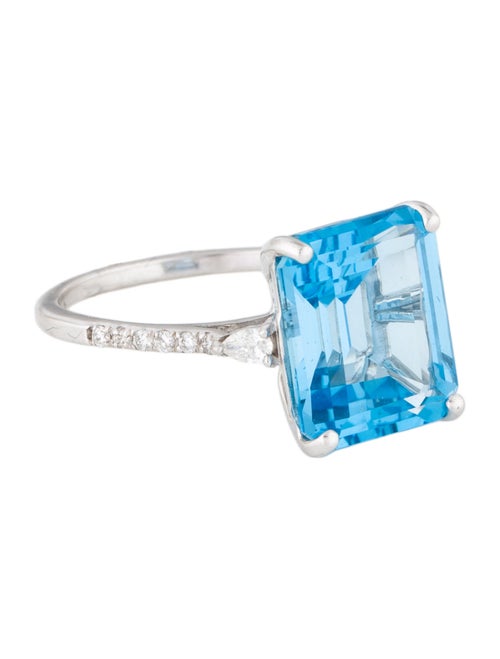 Effy Jewelry 14K Topaz & Diamond Cocktail Ring