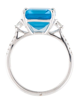 Effy Jewelry 14K Topaz & Diamond Cocktail Ring