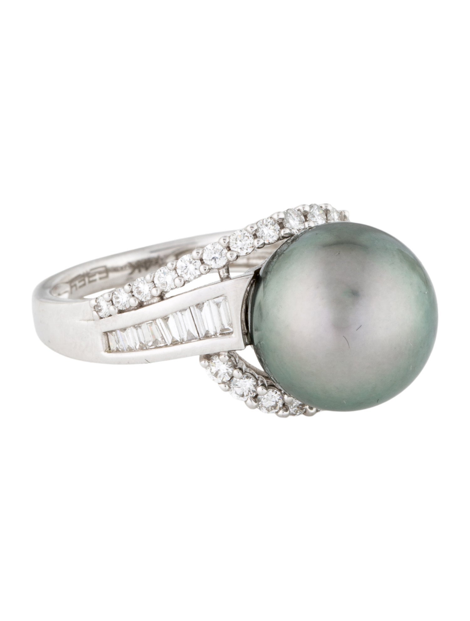 Effy Jewelry 14K Pearl & Diamond Cocktail Ring