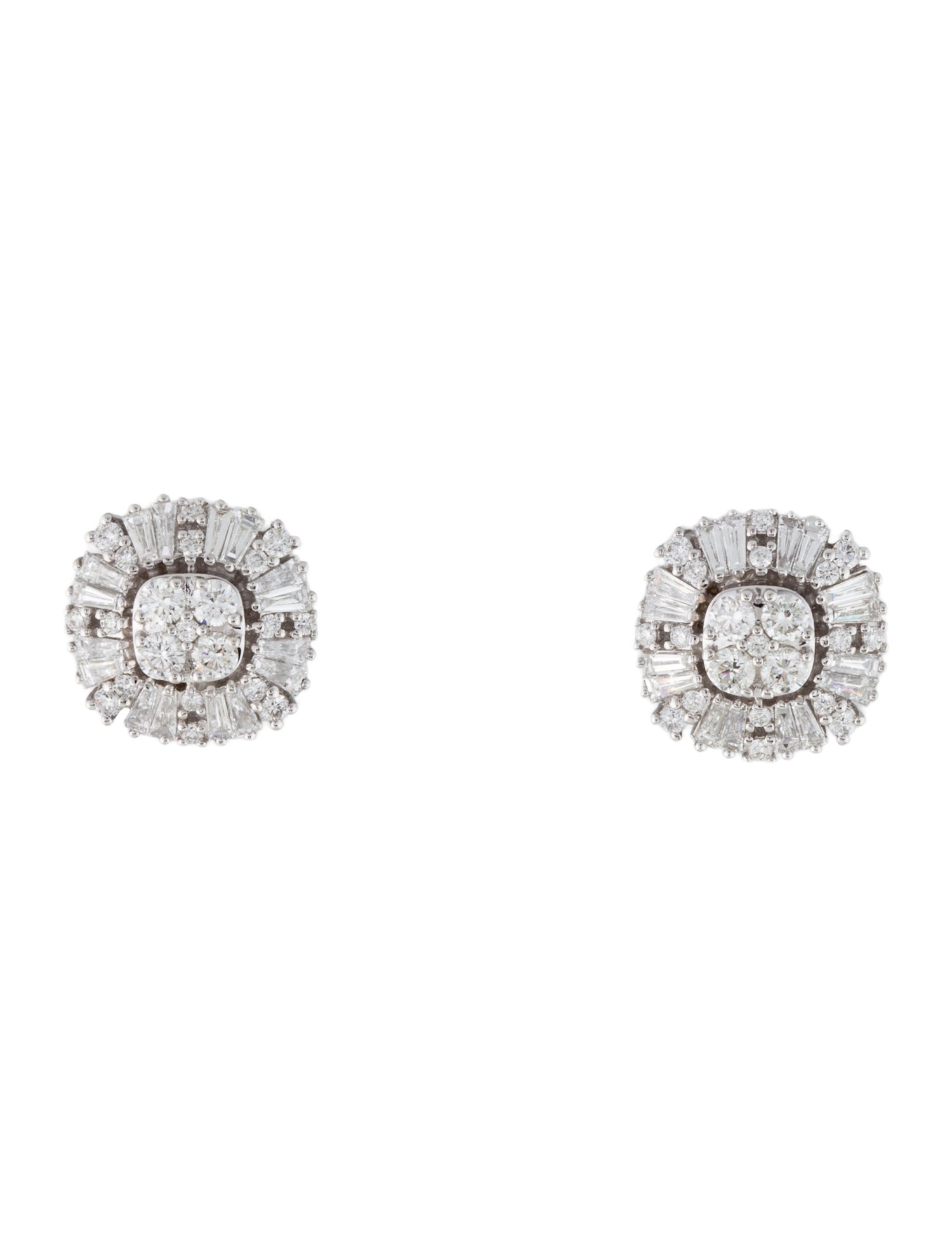 Effy Jewelry 14K 1.12ctw Diamond Stud Earrings