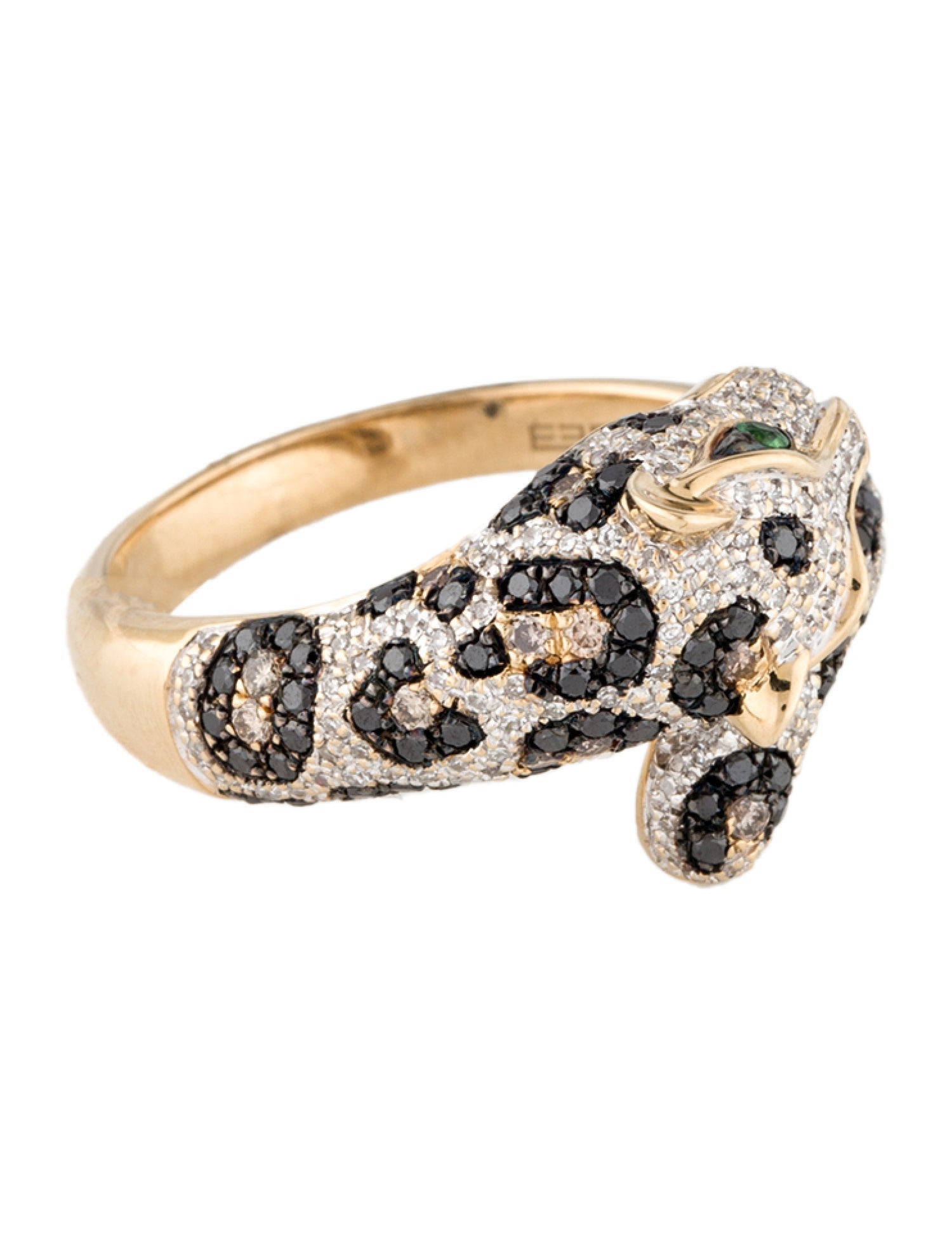 Effy Jewelry 14K Tsavorite Garnet & Diamond Cocktail Ring