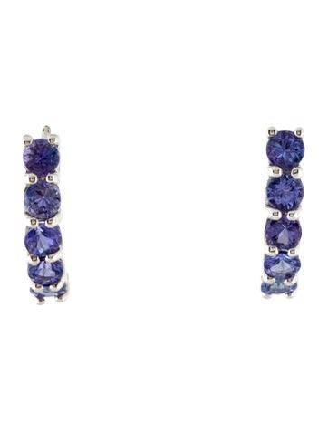 Effy Jewelry Hoop 2.00ctw Tanzanite Earrings