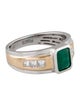 Effy Jewelry 14K 1.17ctw Emerald & Diamond Band