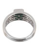 Effy Jewelry 14K 1.17ctw Emerald & Diamond Band