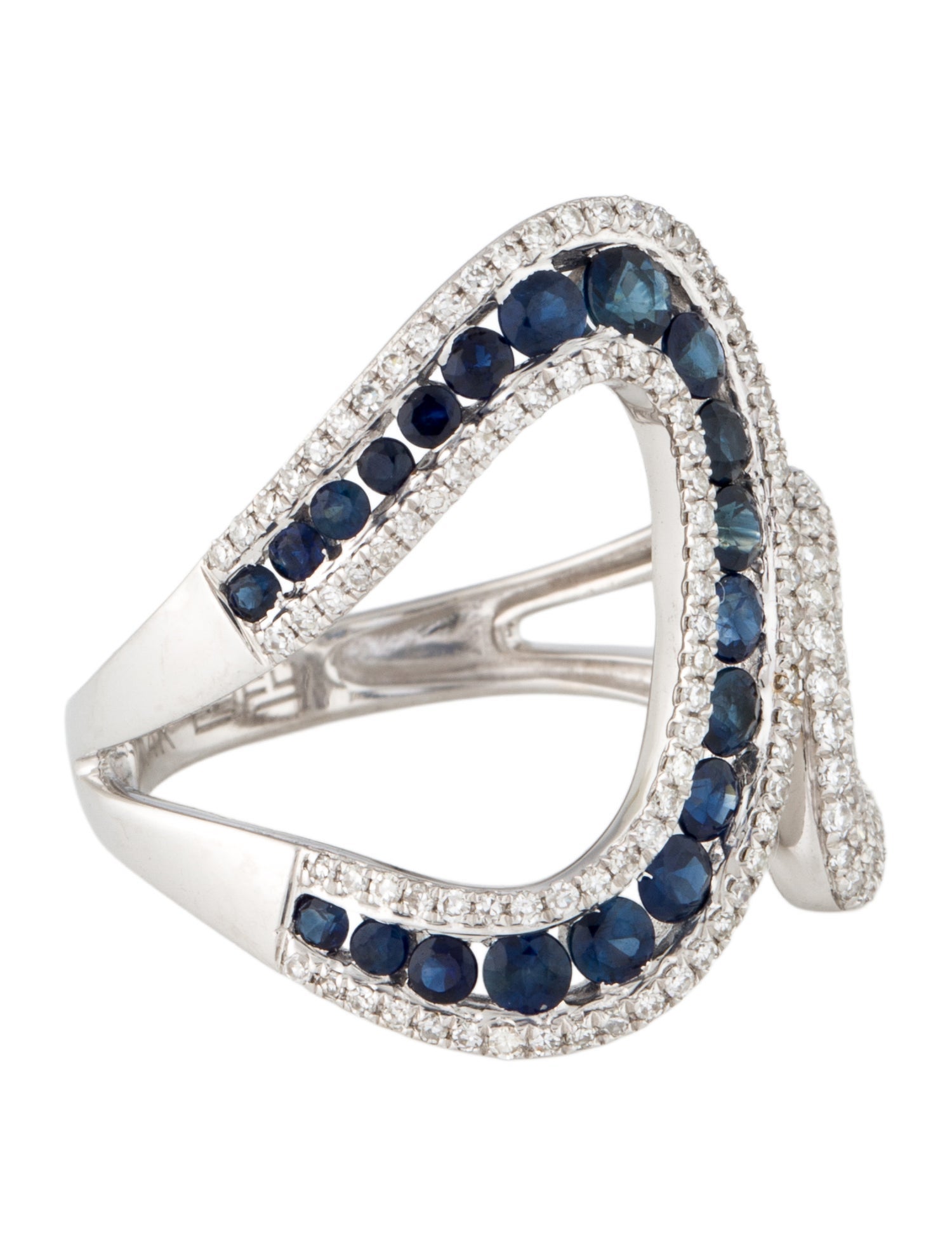Effy Jewelry 14K Sapphire & Diamond Cocktail Ring