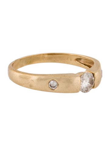 Effy Jewelry Band Vintage 14K Diamond Three-Stone Ring 7.75