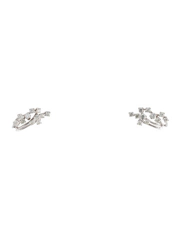 Effy Jewelry Drop 14K Diamond Pavé Classica Earrings