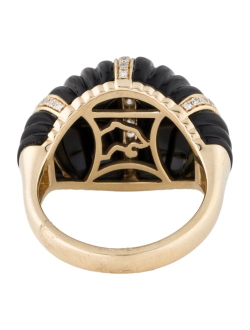 Effy Jewelry 14K Onyx & Diamond Cocktail Ring