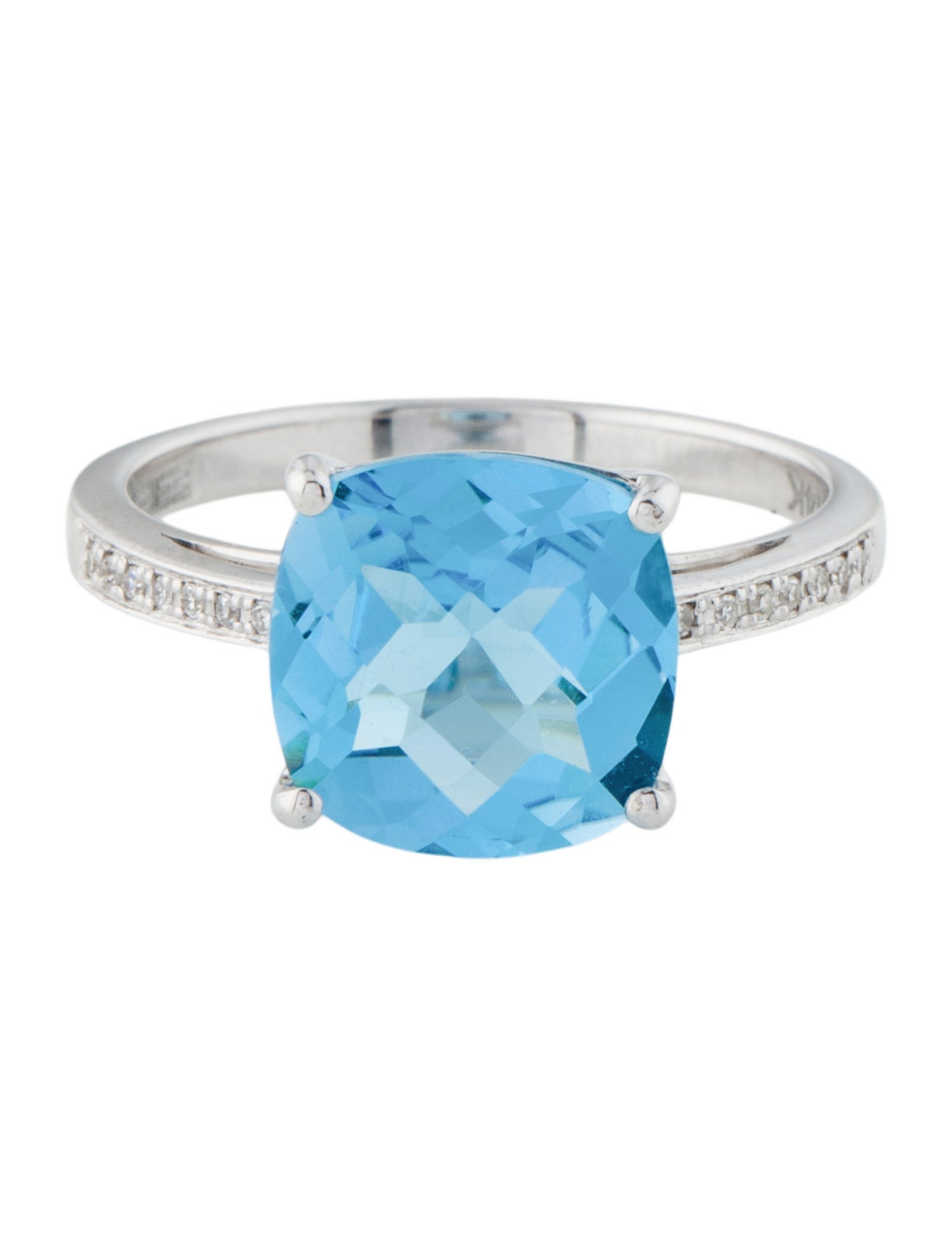 Effy Jewelry 14K Topaz & Diamond Cocktail Ring