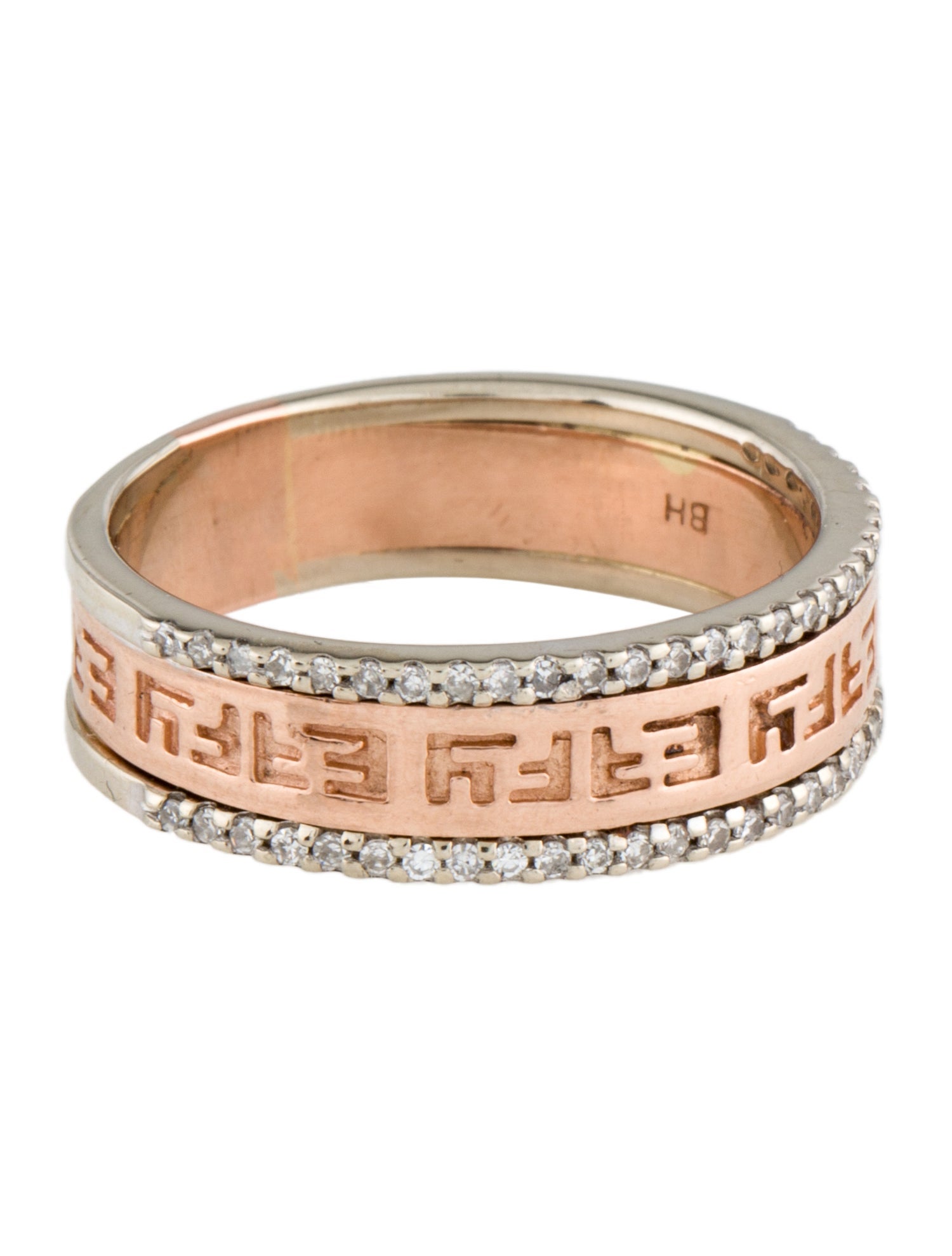 Effy Jewelry 14K Diamond Signature Ring