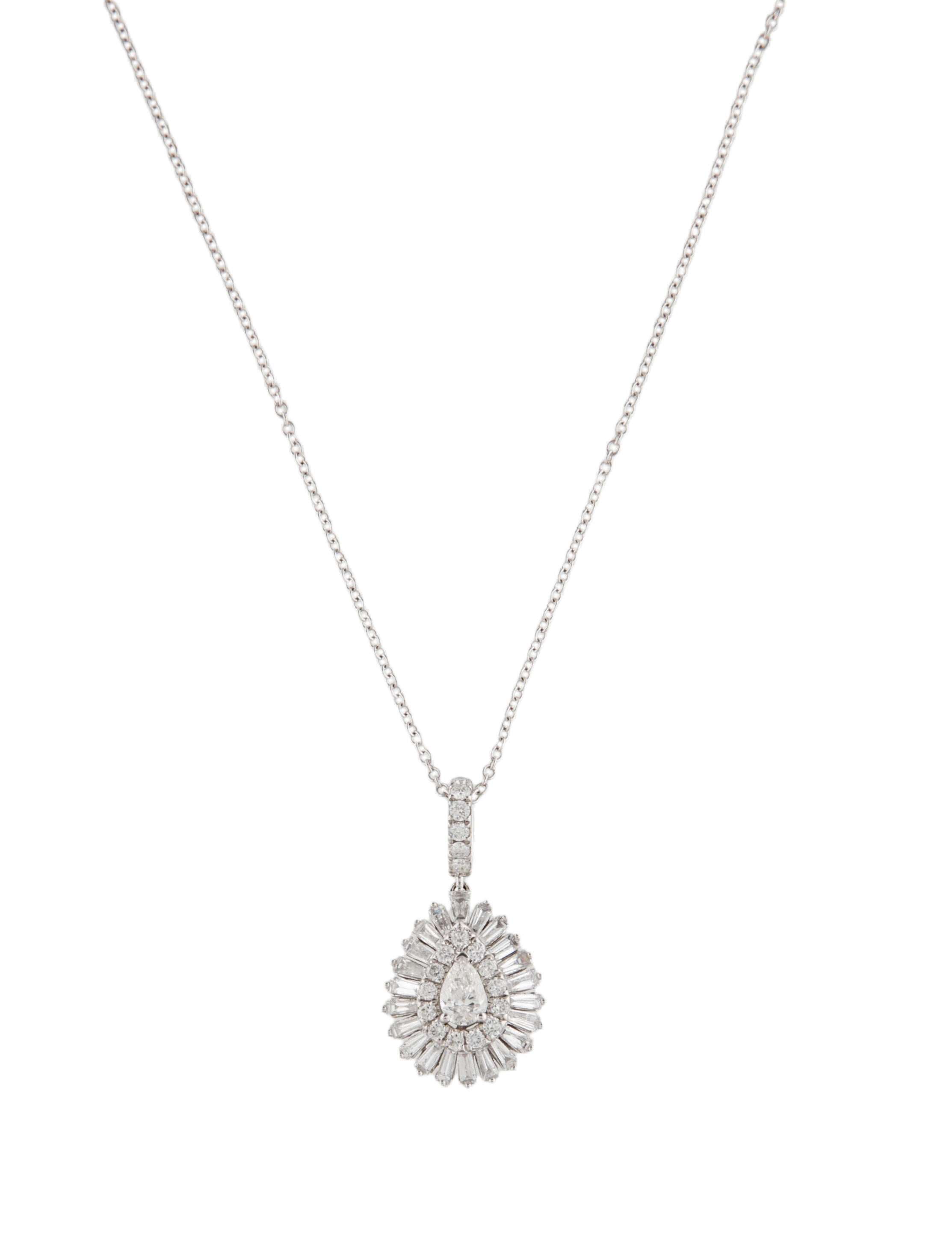 Effy Jewelry 14K 1.15ctw Diamond Pendant Necklace